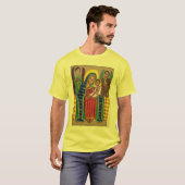 Ethiopische kerkschildering - Black Maryam T-Shirt (Voorkant volledig)