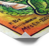 Ethiopische kerkschildering - Kidus Gabriel Poster (Hoek)