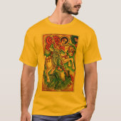 Ethiopische kerkschildering - Saint Gabreal Kidus T-shirt (Voorkant)