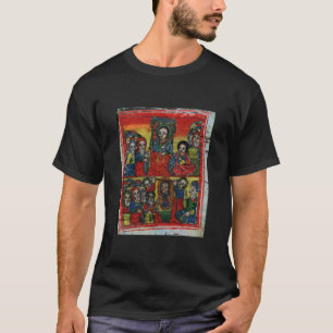 Ethiopische kerkschildering - T-Shirt Black Maryam