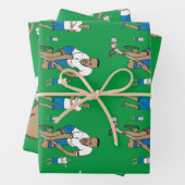 Ethiopische kerst|Yegena chewata Wrapping Paper (In situ)