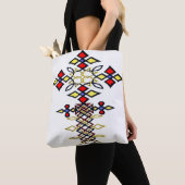 Ethiopische Klassieke Cross Meskel - Colour Canvas Tote Bag (Dichtbij)