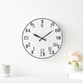 Ethiopische klok - Amharic & English Numbers (Huis)