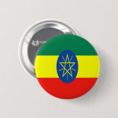 Ethiopische knoppen ronde button 5,7 cm (Voorkant /achterkant)