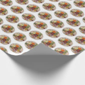 Ethiopische kookplaat Injera wat linzen Cadeaupapier (Hoek)