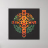 Ethiopische kruising canvas afdruk (Voorkant)