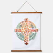 Ethiopische kruising hangend wandkleed (Voorkant)