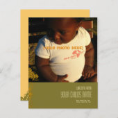 Ethiopische kruisuitnodigingen / aankondigingen (Voorkant / Achterkant)