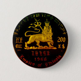 Ethiopische Leeuw van Juda Button