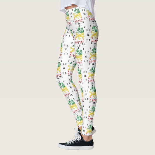 Ethiopische Lion-Leggings Leggings (Links)