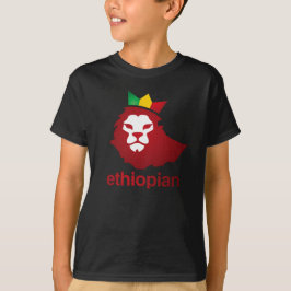 Ethiopische macht - Kinderen Basic Hanes Tagless T-shirt