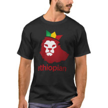Ethiopische macht - Mannen Basic Dark T-Shirt