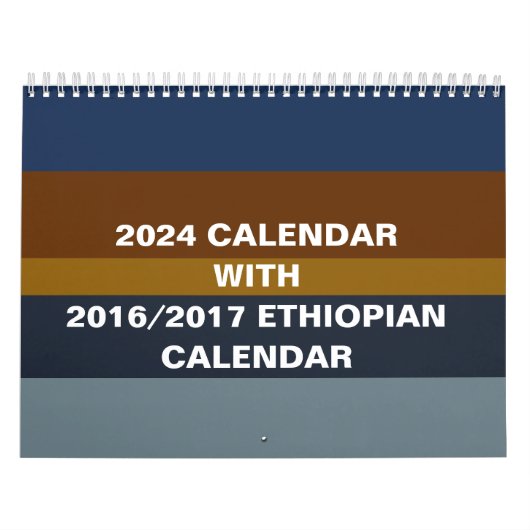 Ethiopische muur kalender Converter voor het jaar (Hoes)
