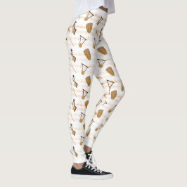 Ethiopische muziekinstrumenten leggings