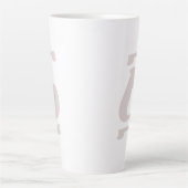 Ethiopische nummer één Ahaz Geez Latte Mok (Voorkant)