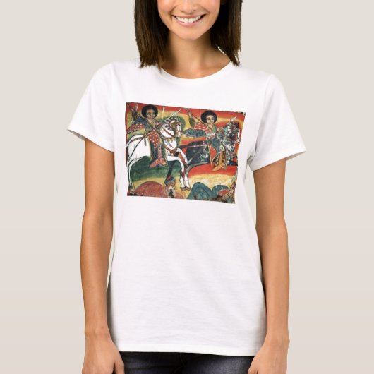 Ethiopische orthodox Tewahedo Church schilderen -  T-shirt (Voorkant)