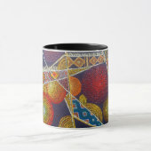 Ethiopische Pattern Dot Art Mok (Midden)