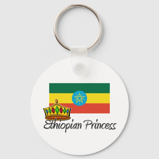 Ethiopische prinses sleutelhanger (Voorkant)