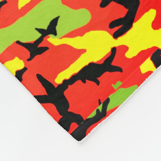 Ethiopische Rastafari Camouflage - Fleece Blanket (Hoek)