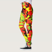 Ethiopische Rastafari Camouflage - Leggings (Links)
