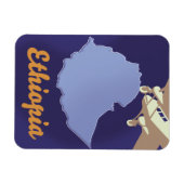 Ethiopische reisposter magneet (Horizontaal)
