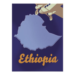 Ethiopische reisposter perfect poster