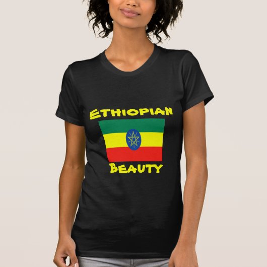 Ethiopische schoonheidt-shirts t-shirt (Voorkant)
