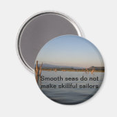 Ethiopische spreekwoordelijke magneet - gladde zee (Voorkant / Achterkant)