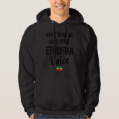 Ethiopische stem Ethiopische vlag Ethiopische wort Hoodie (Voorkant)