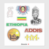 Ethiopische stickers (Vel)