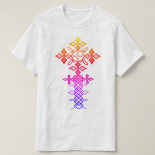 Ethiopische traditionele T-Shirt voor cross-design