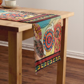 Ethiopische traditionele Weaving Art Table Runner Korte Tafelloper (Voorbeeld)