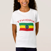 Ethiopische vlag 2 t-shirt (Voorkant)