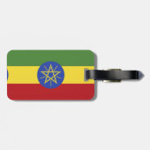 Ethiopische vlag bagagelabel (Achterkant horizontaal)