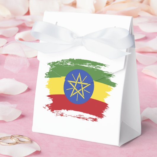 Ethiopische vlag bedankdoosjes (Huwelijk)