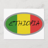 Ethiopische vlag! briefkaart (Voorkant)