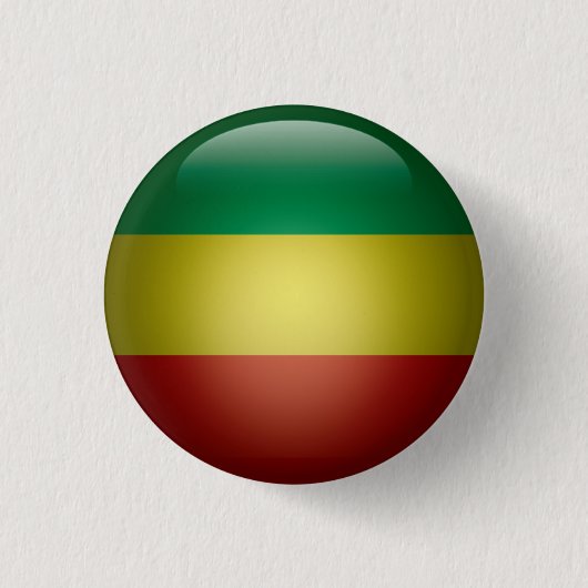 Ethiopische vlag Button (Voorkant)