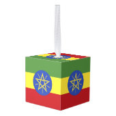 Ethiopische vlag decoratie (Achter hoekig)