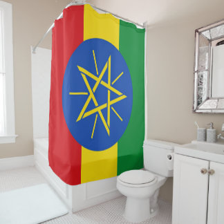 Ethiopische vlag douchegordijn