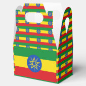 Ethiopische vlag Favor Box Bedankdoosjes (Geopend)