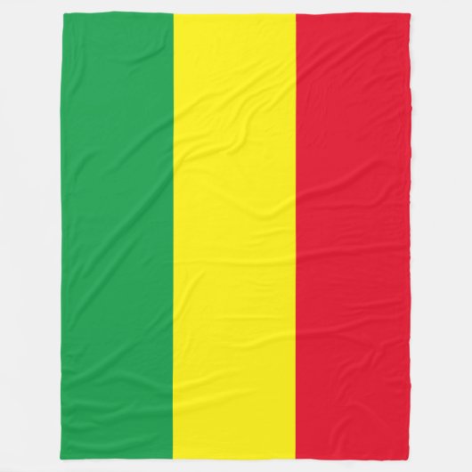 Ethiopische vlag fleece deken (Voorkant)