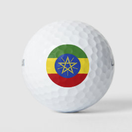 Ethiopische vlag golfballen
