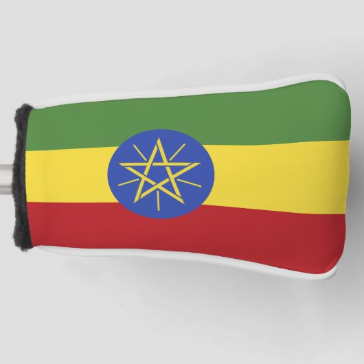 Ethiopische vlag golfheadcover (Voorkant)