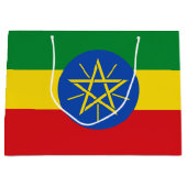 Ethiopische vlag groot cadeauzakje (Voorkant)