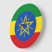 Ethiopische vlag grote klok (Hoek)