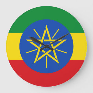 Ethiopische vlag grote klok