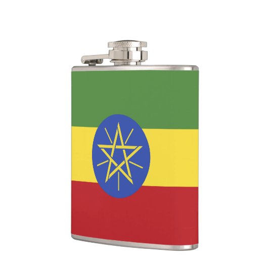 Ethiopische vlag heupfles (Links)