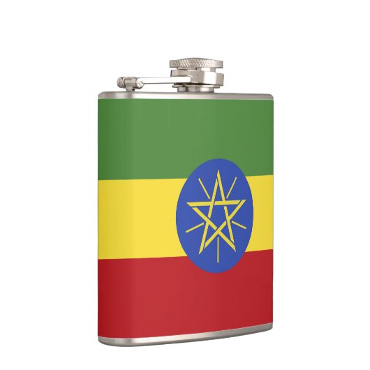 Ethiopische vlag heupfles (Rechts)