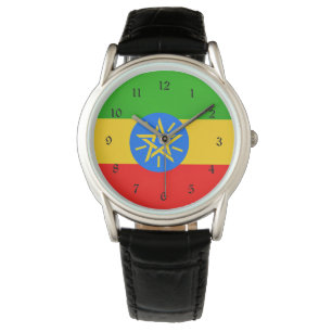 Ethiopische vlag horloge