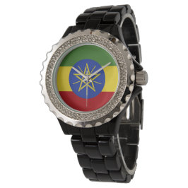 Ethiopische vlag horloge
